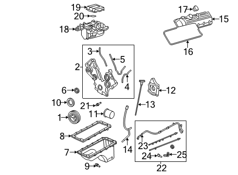 2004 Ford Explorer Intake Manifold Manifold Gasket Diagram for 1L2Z-9461-CA