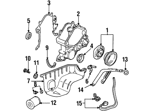 1996 Ford Windstar Filters Element Diagram for F57Z-9601-A
