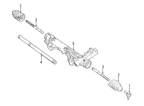 2004 Ford Expedition P/S Pump & Hoses, Steering Gear & Linkage Power Steering Pressure Hose Diagram for 6L1Z-3A719-AA