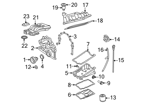 2005 Mercury Mountaineer Fuel Injection Damper Diagram for 3F2Z-9G756-AC
