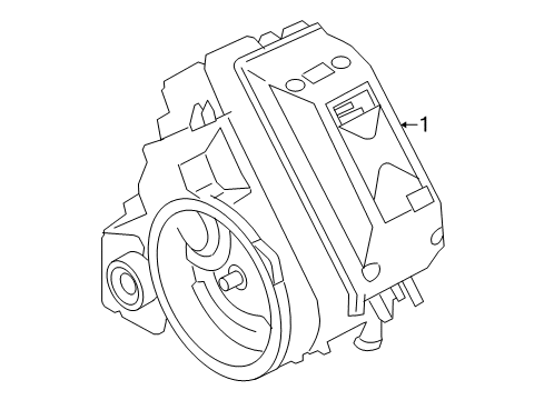 2008 Ford Escape Automatic Transmission Transaxle Diagram for 8L8Z-7000-BRM