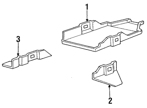 1992 Ford Aerostar Battery Positive Cable Diagram for F29Z14300B