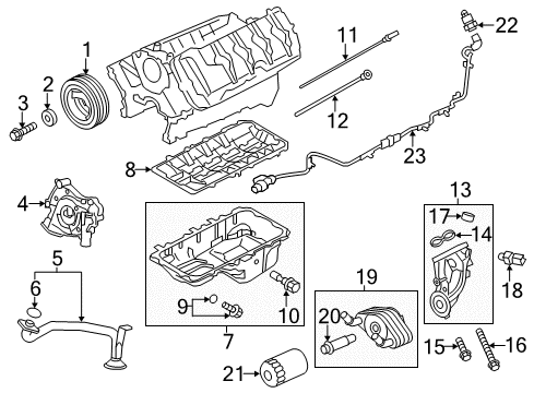 2012 Ford F-150 Senders Heating Unit Diagram for YF1Z-6A051-AA
