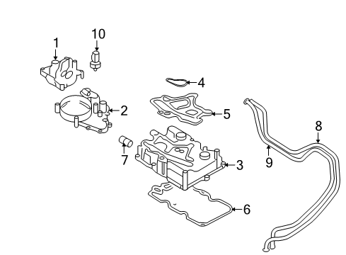 2010 Ford E-350 Super Duty Senders Adapter Diagram for 4C2Z-6881-AA