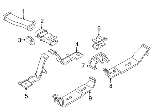 2018 Lincoln Continental Auxiliary Heater & A/C Connector Diagram for GD9Z-19B680-AA