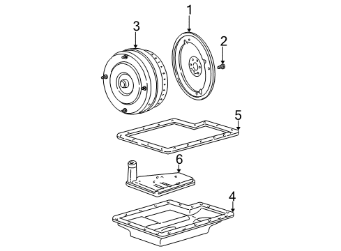 2006 Ford F-350 Super Duty Automatic Transmission Extension Housing Seal Diagram for 3C3Z-7052-CA
