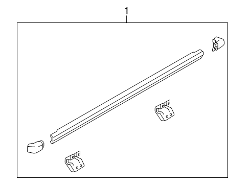2008 Ford F-150 Running Board Step Assembly Diagram for 7L3Z-16451-AD