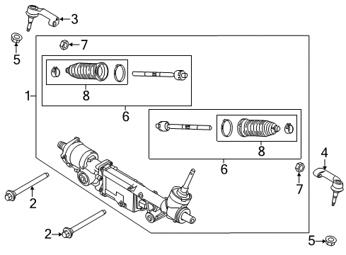2012 Ford F-150 Steering Column & Wheel, Steering Gear & Linkage Mount Bolt Diagram for -W715436-S439