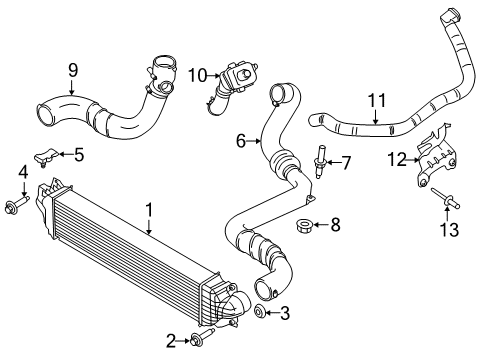 2015 Ford Fusion Powertrain Control Air Tube Diagram for DS7Z-9A624-D