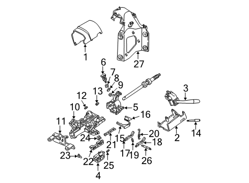 2006 Ford E-350 Super Duty Rear Door Ignition Switch Diagram for 5C3Z-11572-AA
