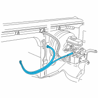 OEM Ford E-150 Econoline Actuator Assembly Diagram - 1C2Z-9A825-AA