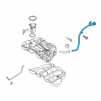 OEM Ford Fusion Filler Pipe Diagram - HG9Z-9034-A
