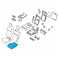 OEM Ford F-350 Super Duty Seat Cushion Pad Diagram - HC3Z-2863222-A