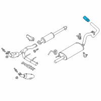 OEM Ford F-150 Extension Pipe Diagram - GL3Z-5202-A