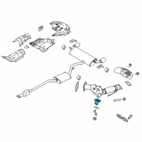 OEM Lincoln Catalytic Converter Front Support Diagram - CV6Z-5K291-F