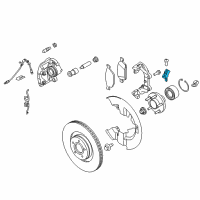 OEM Ford C-Max Front Speed Sensor Diagram - HV6Z-2C204-A