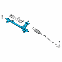 OEM Ford Escape GEAR - RACK AND PINION STEERIN Diagram - LX6Z-3504-BA
