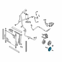 OEM Ford Excursion Compressor Clutch Diagram - 6F5Z-19D786-A