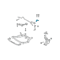 OEM Ford Edge Stabilizer Bar Bracket Diagram - 7T4Z-5486-AA