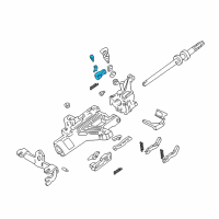 OEM 2002 Ford F-250 Super Duty Lever Assembly Diagram - F2TZ-3F527-A