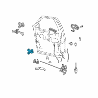 OEM Ford Expedition Lower Hinge Diagram - F65Z-1522810-AA