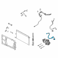 OEM Ford Expedition Suction Tube Diagram - FL1Z-19867-A