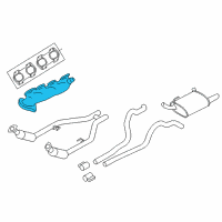 OEM Ford Mustang Exhaust Manifold Diagram - 7R3Z-9431-AA