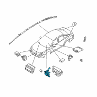 OEM Ford Taurus X Clock Spring Diagram - 8G1Z-14A664-A