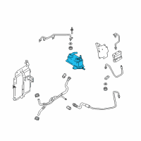 OEM Ford Fusion Auxiliary Cooler Diagram - GD9Z-7A095-B