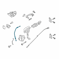 OEM Ford Ranger Lock Cable Diagram - KB3Z-21221A00-A