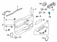 OEM Ford F-150 SWITCH - ELECTRICALLY OPER. MI Diagram - ML3Z-17B676-AA