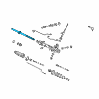OEM Mercury Mountaineer Rack Assembly Diagram - F5TZ3K748A