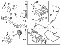 OEM Ford Explorer Dipstick Diagram - L1MZ-6750-A