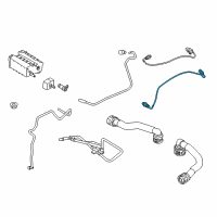 OEM Ford Fiesta Lower Oxygen Sensor Diagram - CV6Z-9G444-C