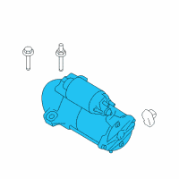 OEM Lincoln MKZ Starter Diagram - HD9Z-11002-B
