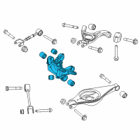 OEM Ford Explorer Knuckle Diagram - DB5Z-5B759-B