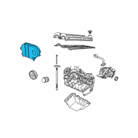 OEM Ford Focus Front Cover Diagram - 2L8Z-6019-AA
