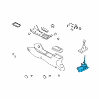 OEM 2011 Ford Focus Gear Shift Assembly Diagram - AS4Z-7210-BA