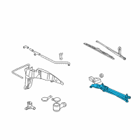 OEM Ford Focus Linkage Diagram - 5S4Z-17566-A