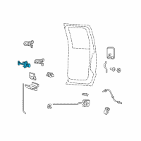 OEM Ford Excursion Check Arm Diagram - 4C3Z-2627204-AA