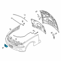 OEM Ford Mustang Latch Diagram - AR3Z-16700-A
