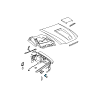 OEM Ford Mustang Lock Diagram - 3R3Z-16700-AA