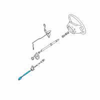 OEM Mercury Mountaineer Steering Shaft Diagram - F87Z3B676FA