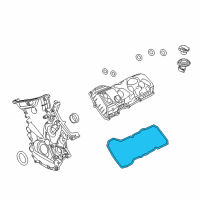 OEM Ford Expedition Valve Cover Gasket Diagram - HL3Z-6584-A