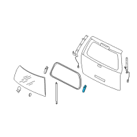 OEM Ford Expedition Hinge Diagram - 7L1Z-78420A68-A