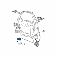 OEM Ford F-150 Latch Assembly Diagram - 8L3Z-15219A65-AB