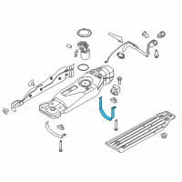 OEM Ford F-150 Support Strap Diagram - GL3Z-9054-A