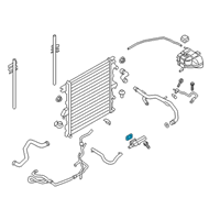 OEM Lincoln Adapter Gasket Diagram - K2GZ-8255-B