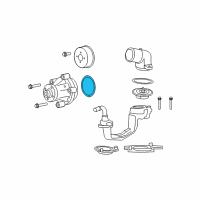 OEM Ford Expedition Pulley Gasket Diagram - F1VY-8507-A