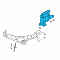 OEM Lincoln MKX Knuckle Diagram - F2GZ-3K186-A